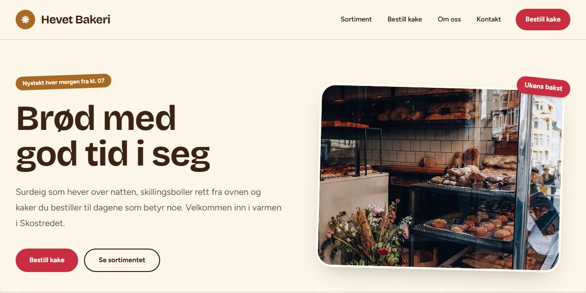 Forhåndsvisning av temaet Skorpe for bakerier