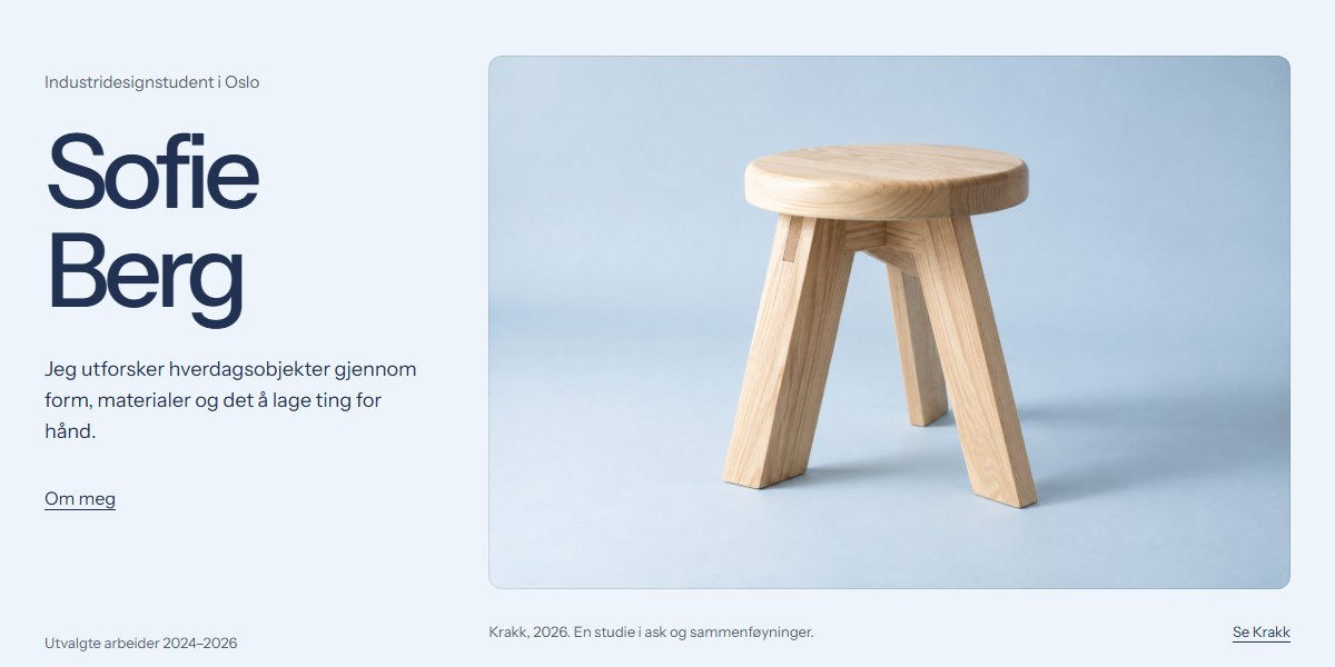 Forhåndsvisning av temaet Formstudier for kreative og frilansere