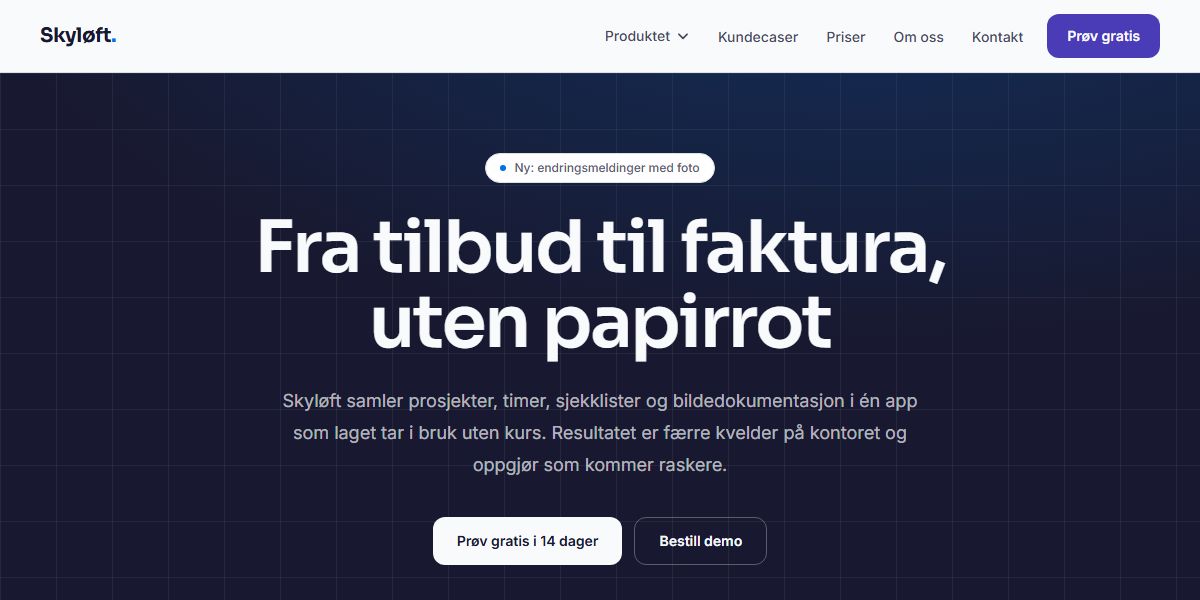 Forhåndsvisning av temaet Vektor for SaaS-plattform